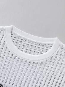 Aesthetic Post Áo len chui đầu nam, trang phục thường ngày tối giản - màu xanh lá - Xem 5