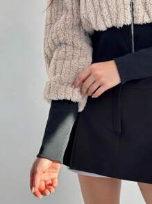 Aloruh 女士蓬松外套