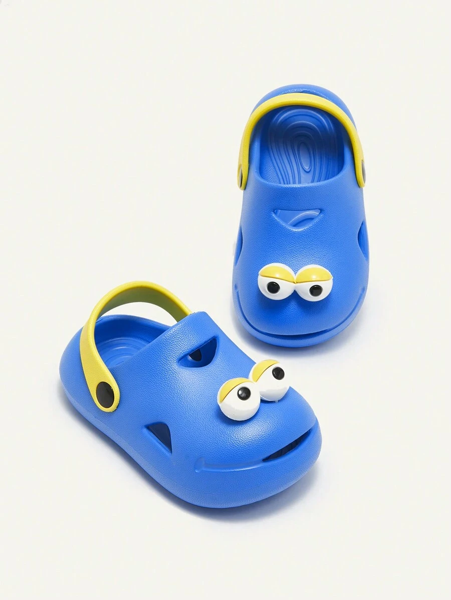 1 Pair Cute & Fun Shaped Anti-Slip, Durable, Lightweight & Breathable Infant Mesh Sandal Shoes For Summer - Blue - View 1