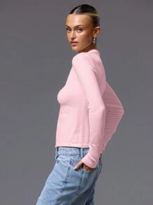 MUSERA Button Down Long Sleeve Sweater Spring Y2K 90's Casual Cute Holiday Airport Cute Fall Back To School Autumn Winter Everyday Work Office   Chic