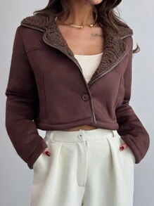 Firerie 谷仓夹克，女士夹克 - 棕色 - 查看 7