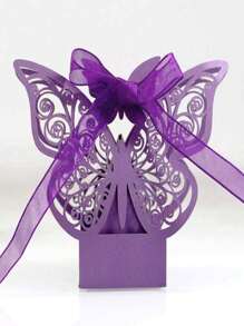 20pcs Butterfly Laser Cut Favor Boxes DIY Wedding Birthday Gift Candy Boxes With Ribbons Cute Chocolate Box For Wedding Bridal Birthday Party Favors Decoration Supplies,Mother's Day,Easter,Graduation Decorations,Wedding Items,Party Supplies,Bachelorette Party,Baby Shower Party Decorations,Ramadan Decor,Bridal Shower,St Patrick Day Decor,Room Decor,Wedding Favors For Guests,Gift Box