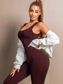 1pc Women Seamless Elastic Waist Slimming Bodysuit