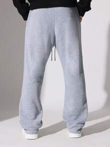 SUMWON Sporty Drawstring Sweatpants Athletic Jogger Style Winter Comfort Loungewear Relaxed Fit Casual Workout Training Exercise Pants