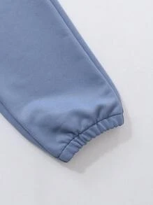 3pcs/Pack Young Boy Simple Solid Color Drawstring Casual Daily Yoga Pants - Multicolor - View 3