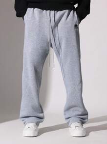 SUMWON Sporty Drawstring Sweatpants Athletic Jogger Style Winter Comfort Loungewear Relaxed Fit Casual Workout Training Exercise Pants