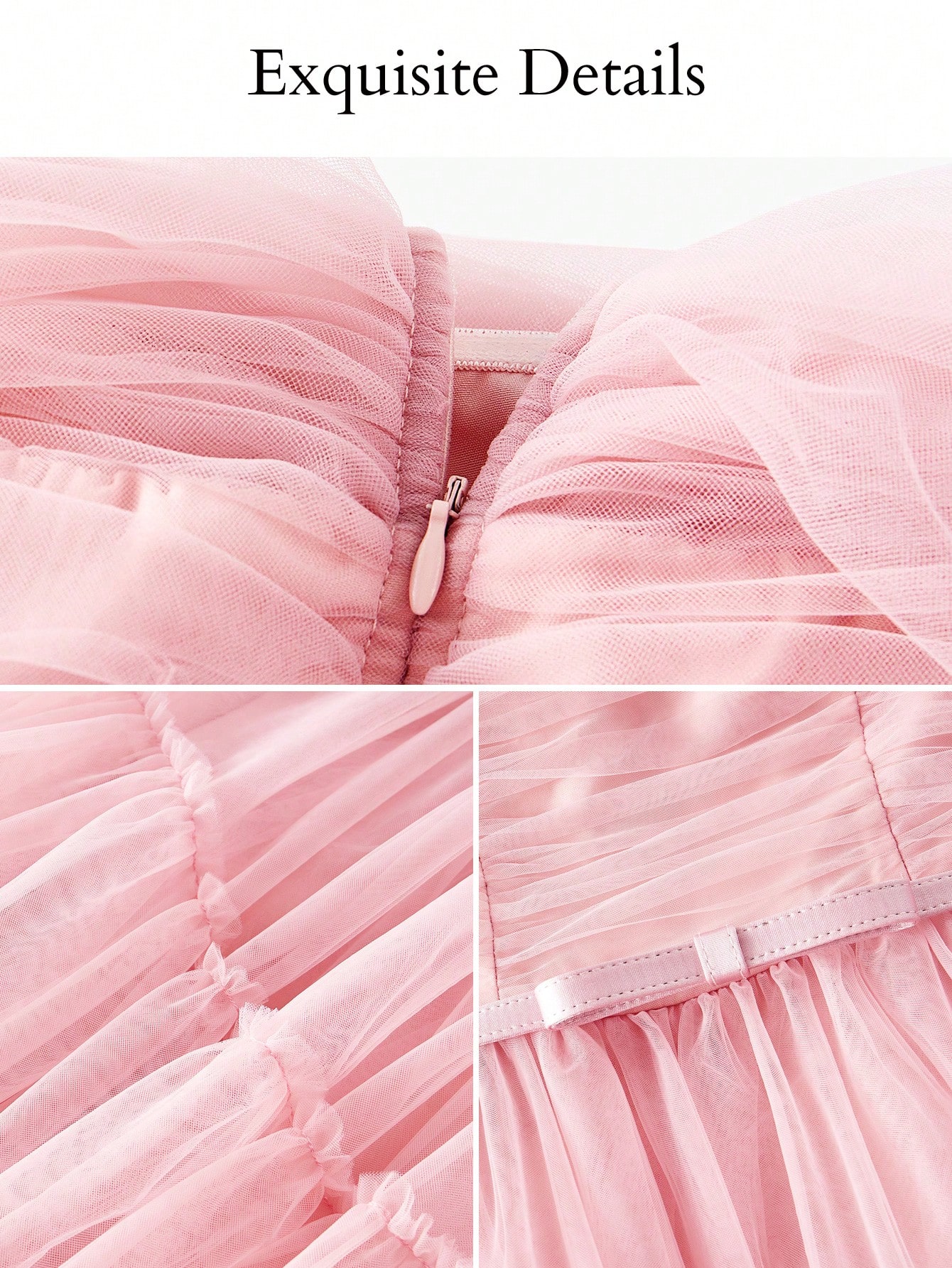MOTF Soiréza MESH OVERLAY OFF SHOULDER RUCHED BODICE TIERED