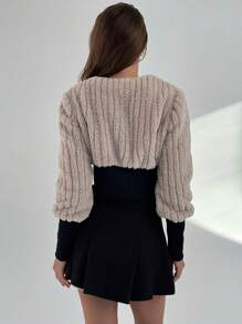 Aloruh 女士蓬松外套