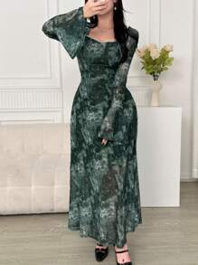 Feyla Women's Long Casual Dress, Simple & Fashionable, For Everyday Wear