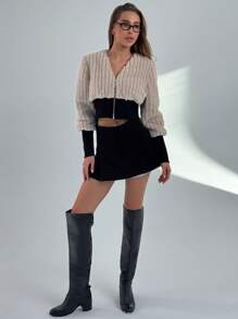 Aloruh 女士蓬松外套