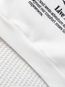 SHEIN Young Girl Fall/Winter Clothes 3pcs/Set Young Girl Solid Color Crew Neck Loose Fit Casual Flannelette WarmSweatshirts.Autumn/Winter,Great For Casual & Daily Wear & School .