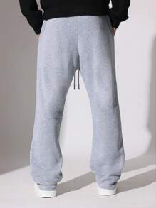 SUMWON Sporty Drawstring Sweatpants Athletic Jogger Style Winter Comfort Loungewear Relaxed Fit Casual Workout Training Exercise Pants