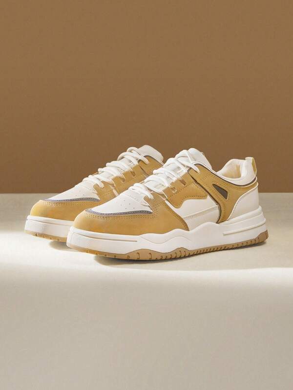 CUCCOO EASI Zapatillas deportivas de caña baja para mujer, nuevas zapatillas de skate de otoño de tendencia, calzado deportivo casual versátil