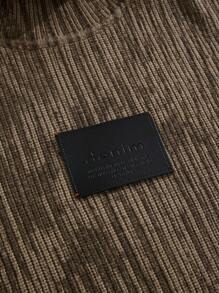 Manfinity EMRG Men's Autumn/Winter Casual Tie-Dye Distressed Patterned Knit Sweater - Camel - View 4