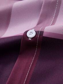 Manfinity Homme 男士休闲格子单排扣长袖衬衫（无条纹），秋季 - 彩色 - 查看 5