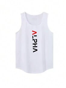 Gym Rark Men's Sleeveless Tank Top And Shorts Casual Sports Set, Simple And Fashionable For Daily Wear Gym Set Workout Set, Lightweight - White - View 3