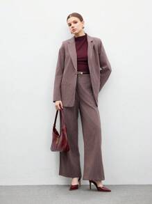 CUCCOO BIZCHIC Women Solid Color Pointed Toe Fashion Elegant Commuter High Heel Shoes - Red - View 11