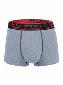 5pcs/Set Men's Solid Color Briefs - Multicolor - View 5