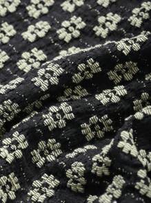 FRIFUL 女式提花无袖连衣裙，女士夏季服装，演唱会服装，休闲女装 - 黑色 - 查看 7