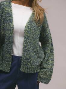 MUSERA Oversized Flare Sleeve Knit Jumper Cardigan Spring Y2K 90's Casual Cute Sweet Airport Oversized Back To School Winter Everyday Work Office Chic Sweater Vacation Spring - Multicolor - View 5