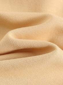 Cozy Pixies Baby Boy Football Pattern Soft Knit Crew Neck Long Sleeve Bodysuit - Khaki - View 7