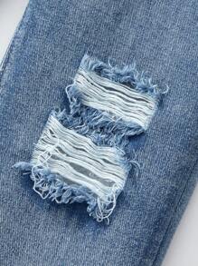 年轻男孩休闲百搭舒适熊图案牛仔夹克 + 牛仔裤套装，适合日常穿着