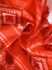 SHEIN Vestido de princesa con volantes en las mangas para bebé niña recién nacida, adecuado para fiestas de cumpleaños, primavera y verano - Multicolor - Ver 4