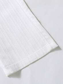 SHEIN 3条装少女阔腿裤，休闲舒适，适合春秋季穿着，秋冬季时尚百搭 - 彩色 - 查看 4