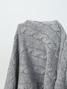 Chiquease Women's Elegant Letter Print Ruffled Close-Fitting Round Neck Drop Shoulder Long Sleeve Knit Sweater Dress Fall Cloth For Women