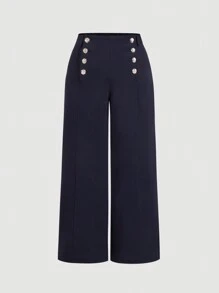 Pantalon Femme Crown And Ivy Taille 16W Bleu Marine, Neuf Avec étiquettes