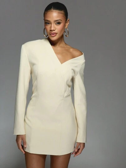 off the shoulder dress smocked Off-Shoulder Smocked Midi Dress (Online Only) – Seven x Seven