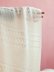 MOTF PREMIUM 3D 花卉贴片喇叭袖毛衣裙，情人节装 - 白色 - 查看 8