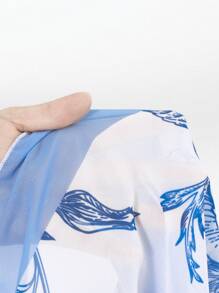 Sparklyn Teen Girls One-Piece Swimsuit (Random Printed Design) - Multicolor - View 5