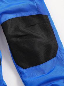 1pc Young Boy Blue Functional Outdoor Fashion Casual Long Pants