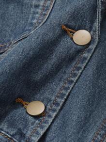 DAZY Women's Sweet Denim Dress For Valentine's Day, Spring/Summer