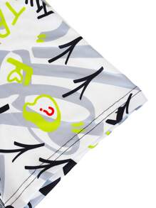 5pcs Men's Simple Print Boxer Briefs - Multicolor - View 4