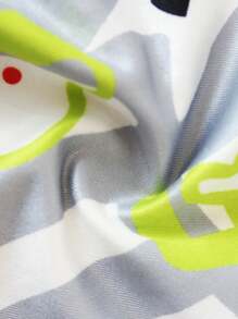 5pcs Men's Simple Print Boxer Briefs - Multicolor - View 3