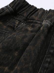 DAZY Tween Girl' Leopard Print Denim Pants Jeans,Back To School Clothes Fall,Winter - Brown - View 7