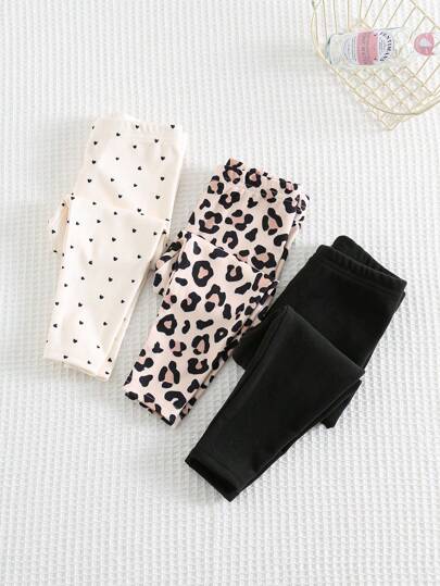 Cozy Pixies 3pcs/Set Newborn Baby Elastic Waist Leggings