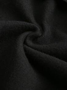 Manfinity Homme Men's Crew Neck Solid Color Splice Simple Long Sleeve Top And Pants Casual Suit