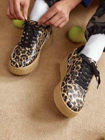 CUCCOO EASI 女士时尚系带厚底厚底休闲鞋，防水，白色，春/秋