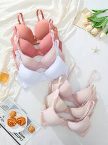 7 Stücke/Set bequemer, stützender Damen-BH