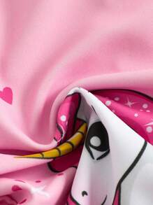 SHEIN Young Girl New Style Fashion One-Piece Pattern Print Swimsuit - Multicolor - View 5