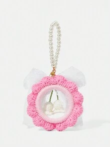 SHEIN MOD Decoração minimalista de pérolas falsas para bebês, acessório para pendurar, uso diário casual