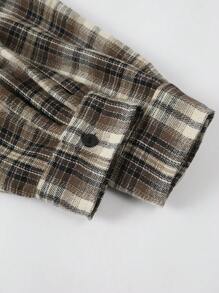 SHEIN Teen Boys' Casual College Style Comfortable Fashion Minimalist Practical Versatile Cute Soft Sweatshirt, Suitable For Daily Wear, School, Outdoor, Sports, Autumn/Winter, Letter & Plaid Print With Hood