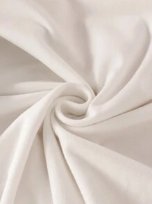 Zestaw 2 szt. dla nastolatek, jednolity kolor, kołnierzyk z guzikami, kieszenie z koronki, nadruk kwiatowy, długi rękaw, piżama, odzież rekreacyjna