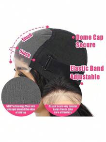 水波 5x5 无胶蕾丝前假发 人发预拔透明蕾丝闭合假发 适合女性 150% 密度原生发 - SNatural - 查看 10