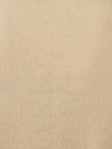 SHEIN LUNE 大码女式撞色落肩长袖休闲拼布连衣裙，秋季