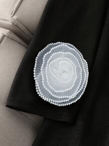 SHEIN LUNE Robe mi-longue élégante et chic pour femmes grandes tailles