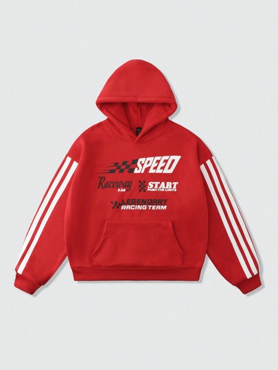 Street Life Men's Minimalist Casual Hooded Sweatshirt, Everyday Wear